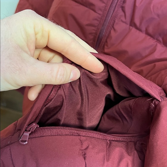 Wantdo Plus Size Hooded Winter Waterproof Puffer Jacket Burgundy- 5X - Picture 6 of 12